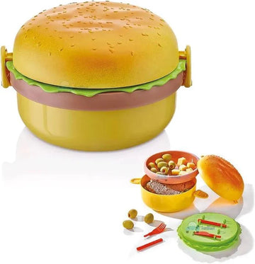 BURGER SHAPED LUNCH BOX