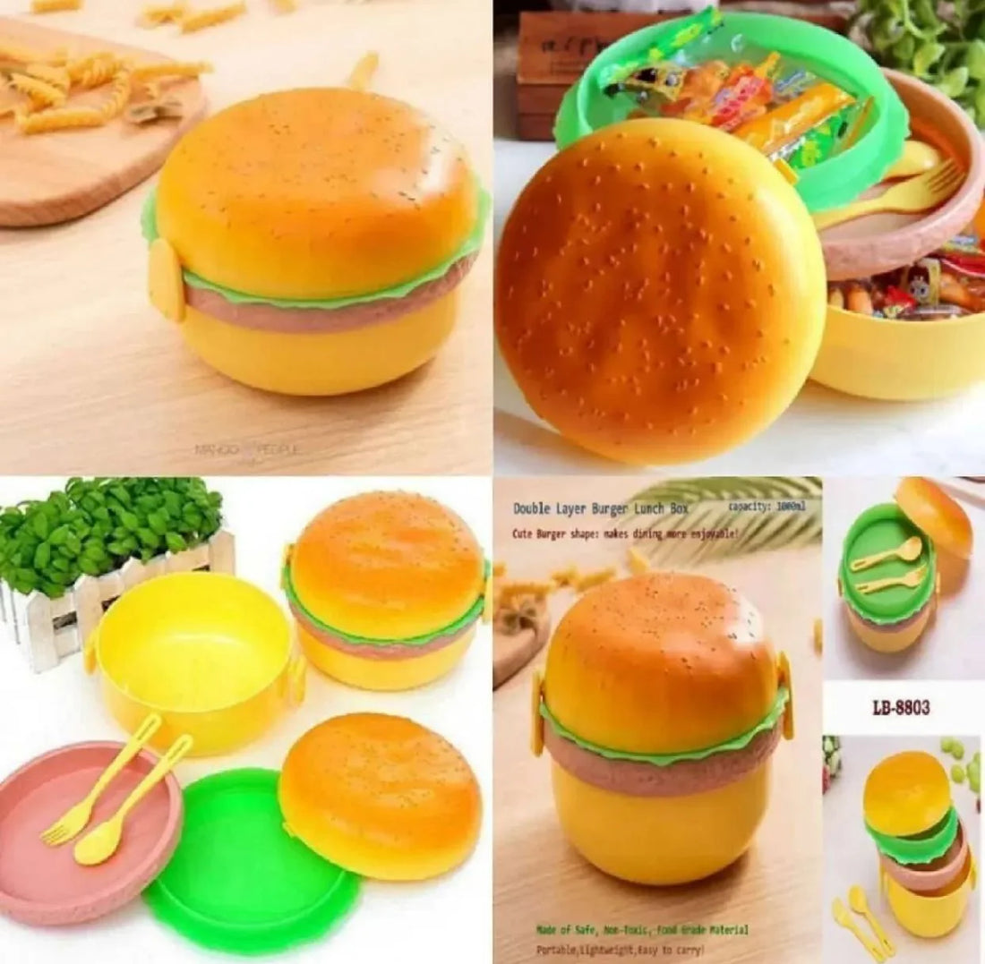 BURGER SHAPED LUNCH BOX