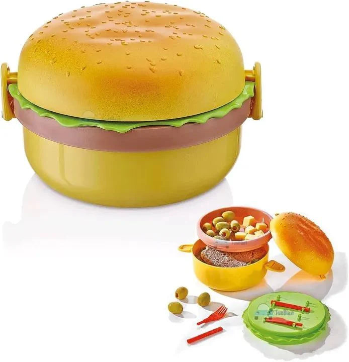 BURGER SHAPED LUNCH BOX